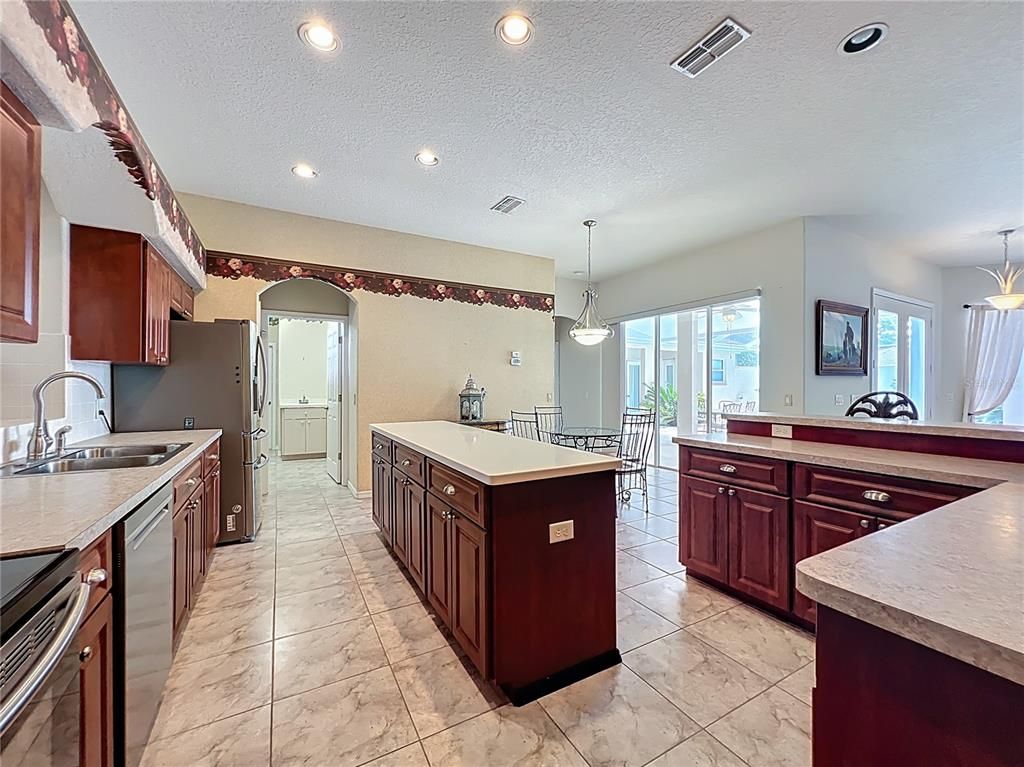 Interior, Kitchen, Pendant Lights, Recessed Lighting