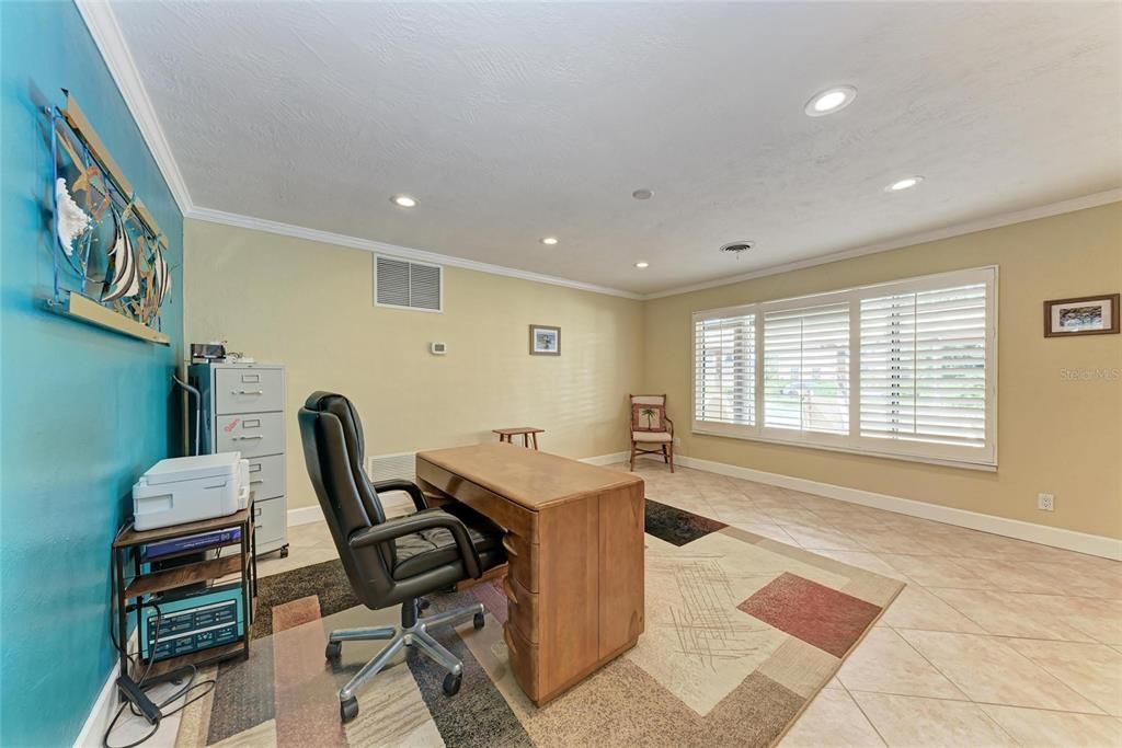 Home Office, Interior, Recessed Lighting