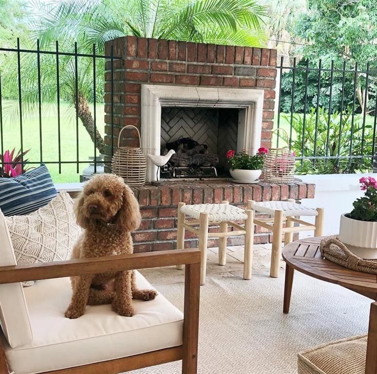 Exterior, Fireplace