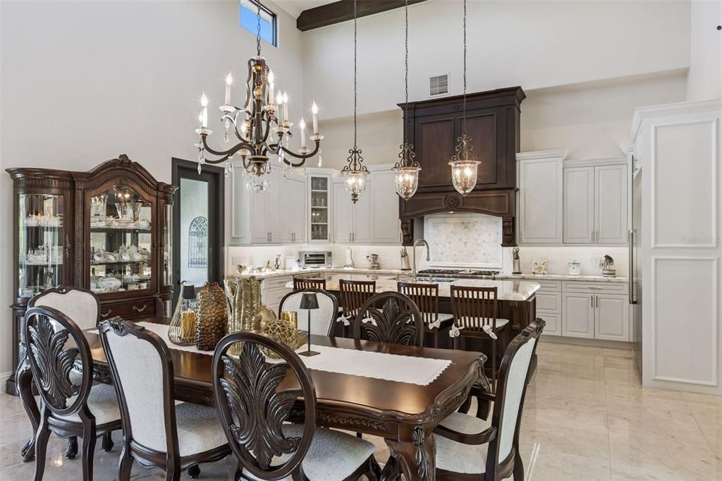 Chandelier, Dining room, Interior, Kitchen, Pendant Lights