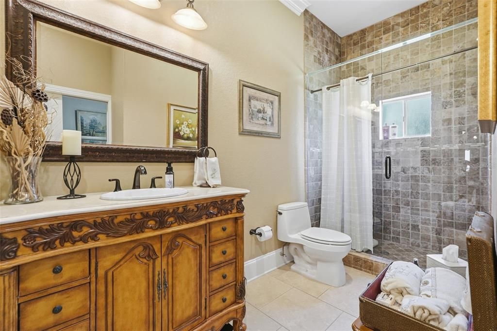 Bathroom, Glass Shower, Interior