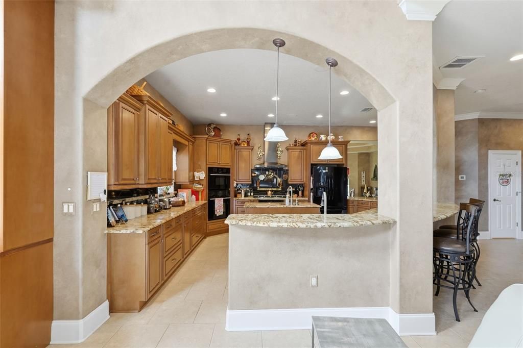 Interior, Kitchen, Pendant Lights, Recessed Lighting