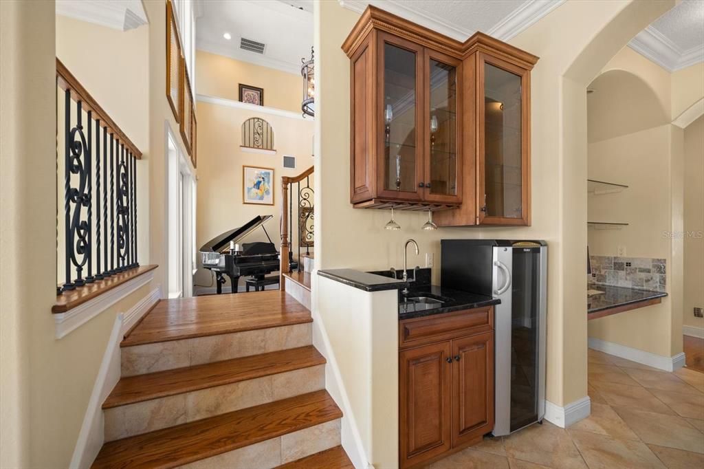 Interior, Kitchen, Pendant Lights, Piano, Recessed Lighting