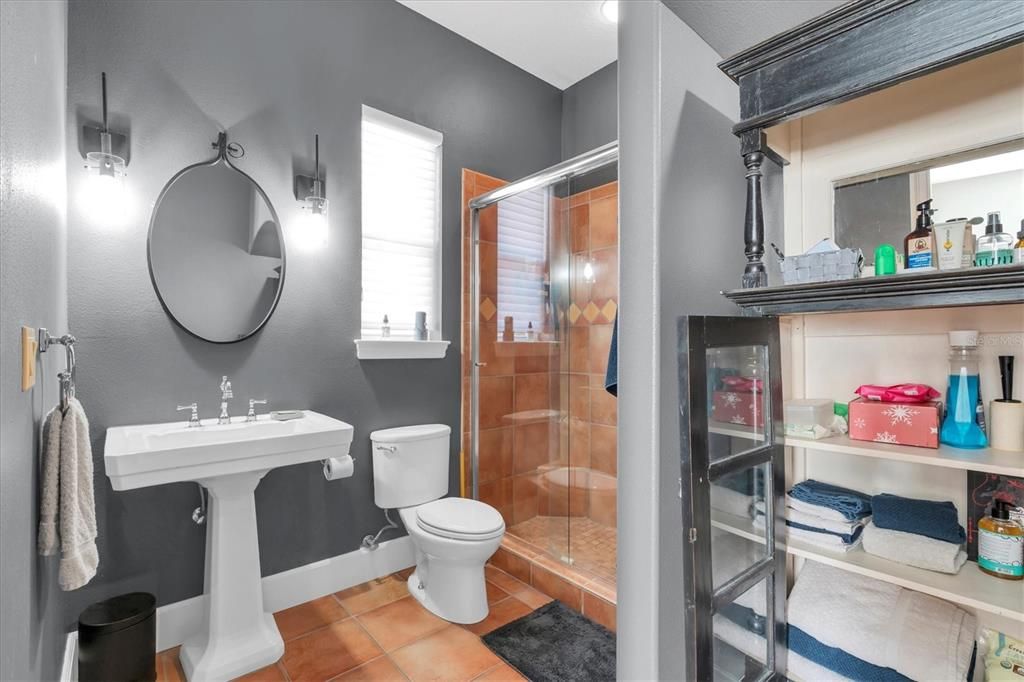 Bathroom, Glass Shower, Interior