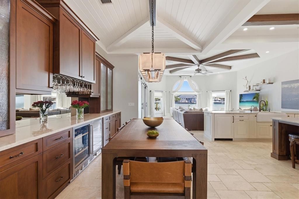Dining room, Interior, Kitchen, Living room, Pendant Lights, Recessed Lighting