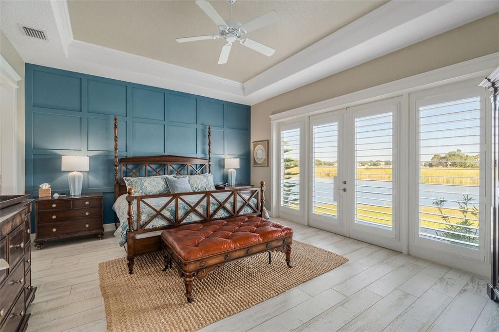 Bedroom, Interior, Water, Wood Texture Flooring