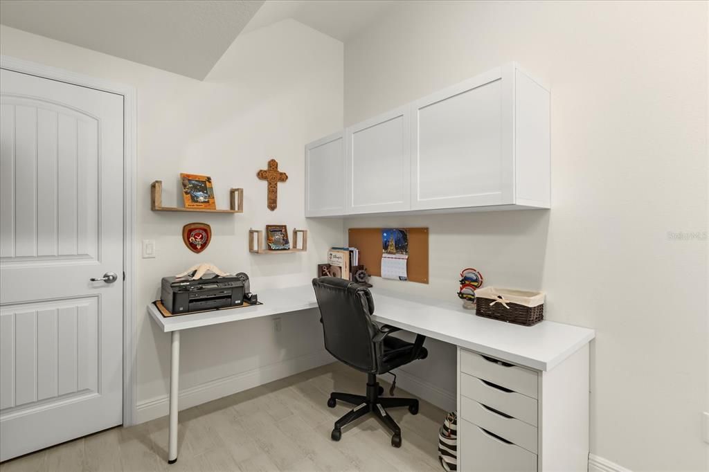 Home Office, Interior, Wood Texture Flooring