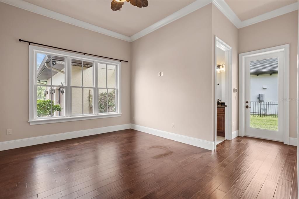 Empty room, Interior, Wood Texture Flooring