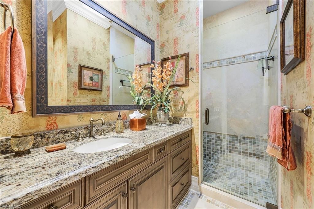 Bathroom, Glass Shower, Interior