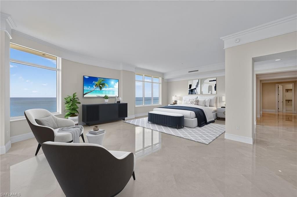 Bedroom, Interior, Living room, Recessed Lighting, Water