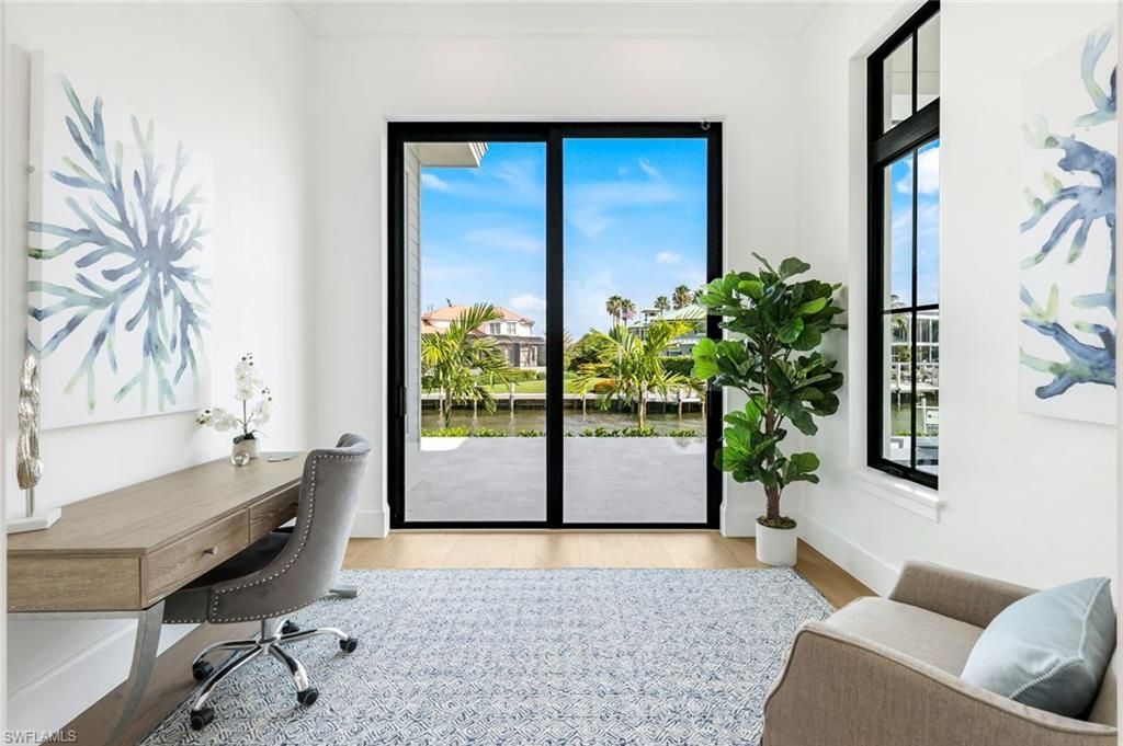 Home Office, Interior, Wood Texture Flooring