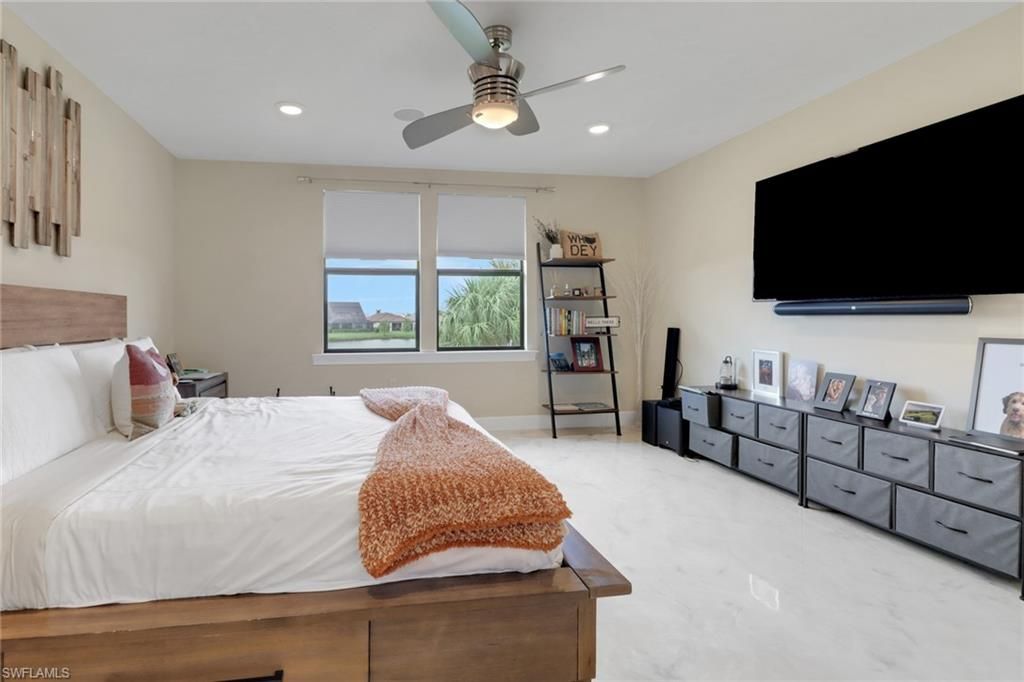 Bedroom, Interior, Recessed Lighting