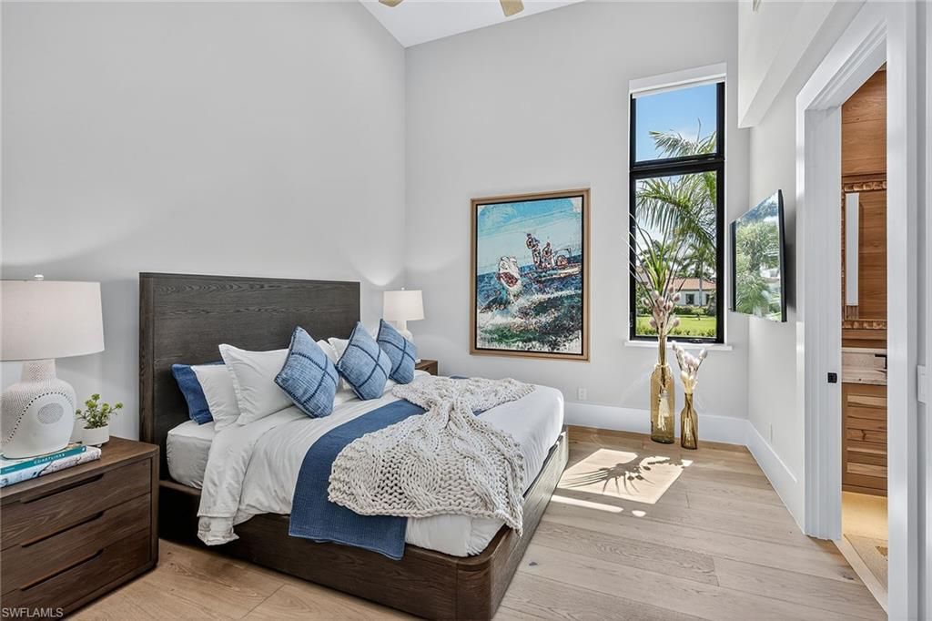 Bedroom, Interior, Wood Texture Flooring