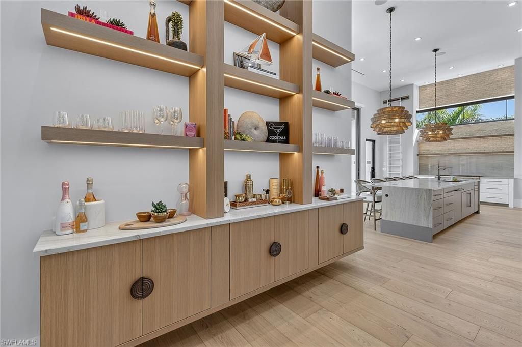 Interior, Pendant Lights, Recessed Lighting, Wood Texture Flooring