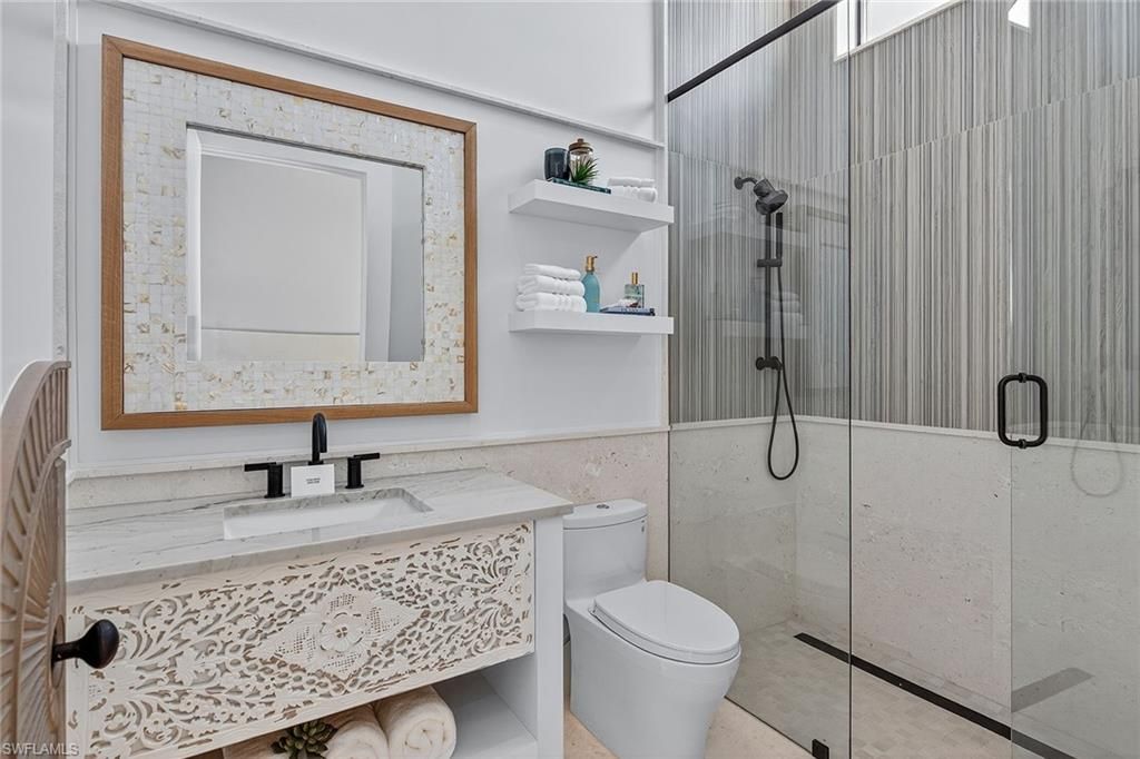 Bathroom, Glass Shower, Interior