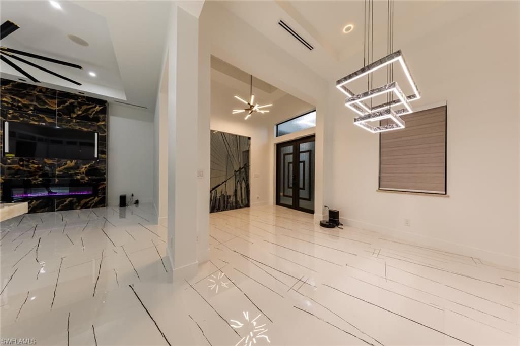 Interior, Marble, Pendant Lights, Recessed Lighting