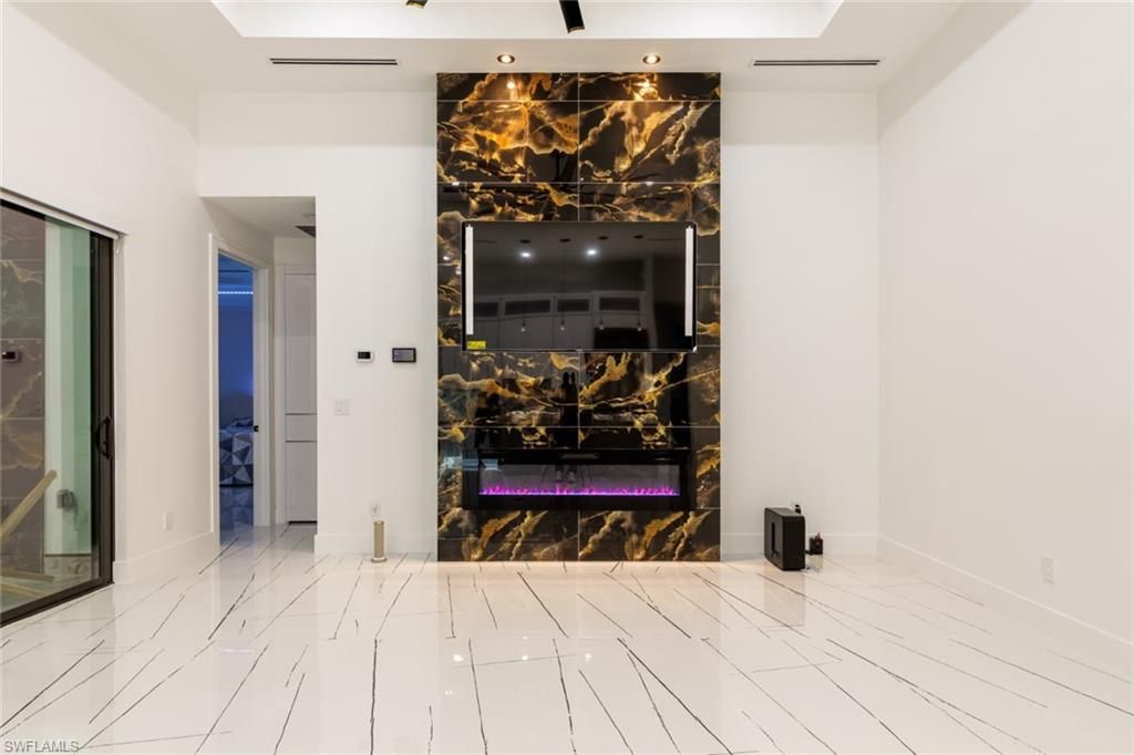 Interior, Marble, Marble Walls, Recessed Lighting