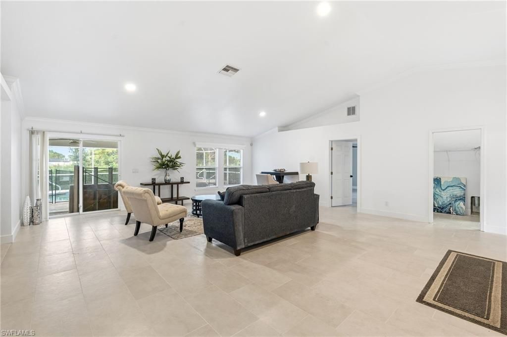 Interior, Living room, Recessed Lighting