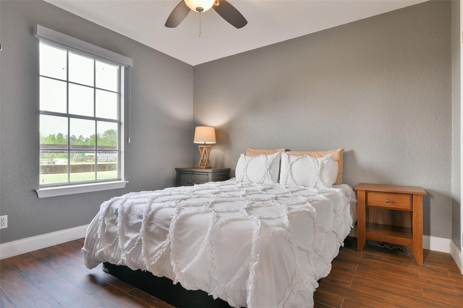 Bedroom, Interior, Wood Texture Flooring