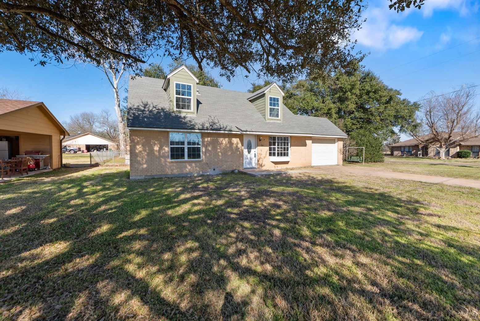 Attached, Backyard, Exterior, Facade, Cape Cod