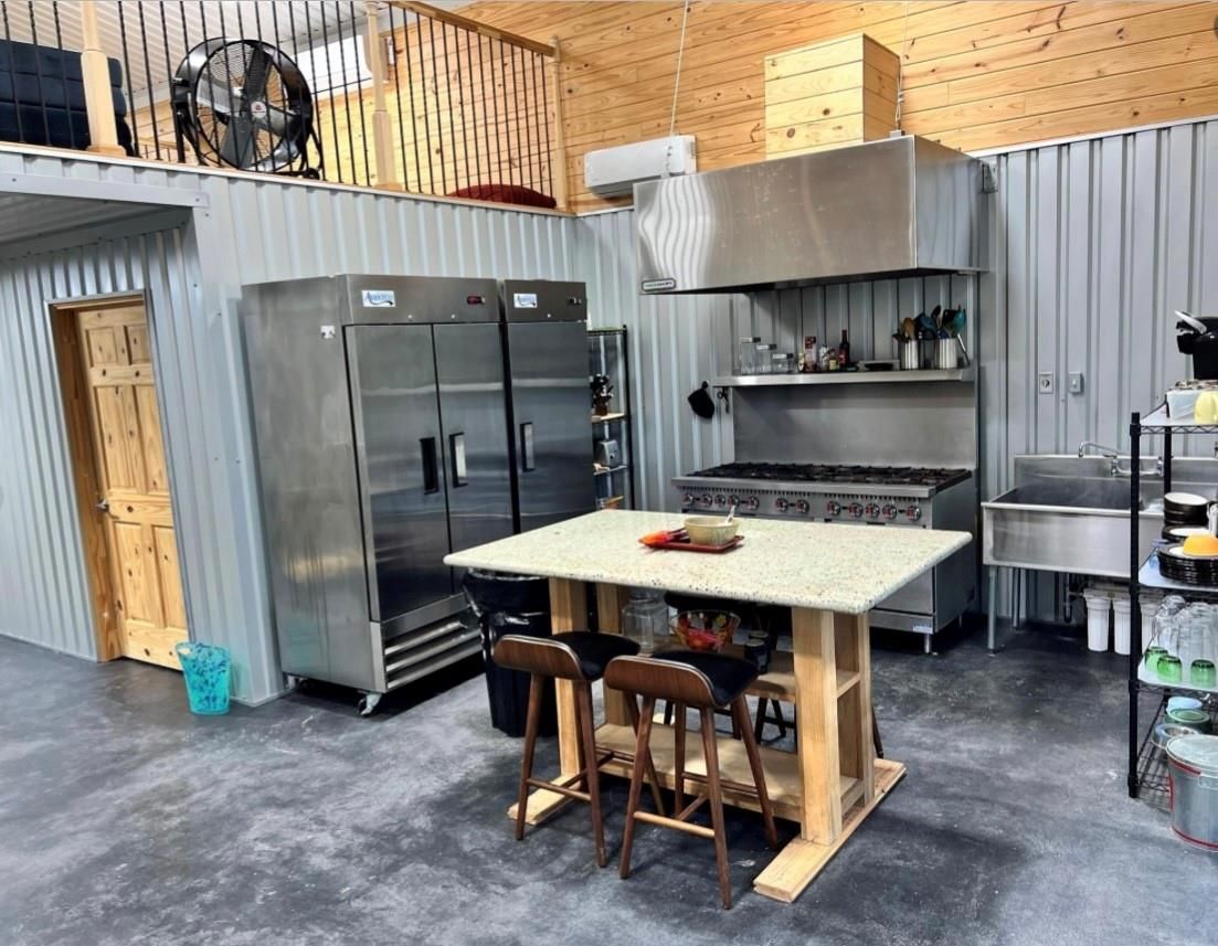 Interior, Kitchen, Stainless Steel Appliances, Wooden Ceilings