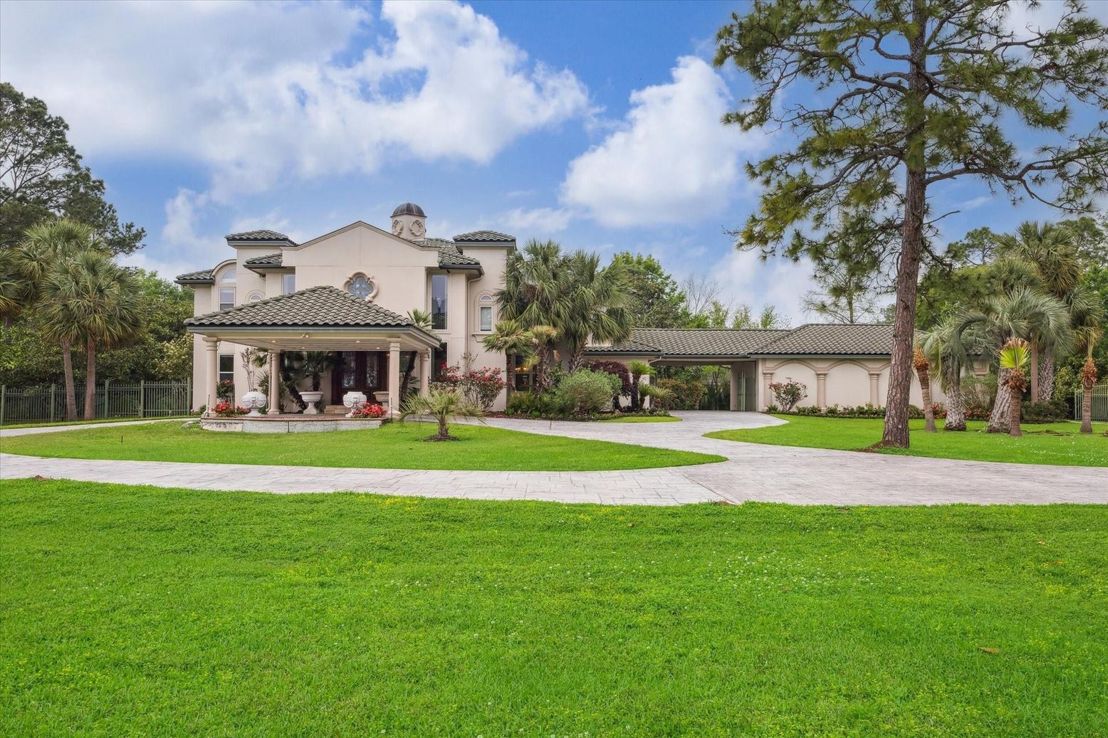 Attached, Backyard, Exterior, Facade, Mediterranean