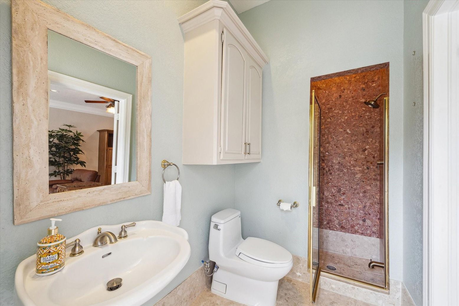 Bathroom, Glass Shower, Interior