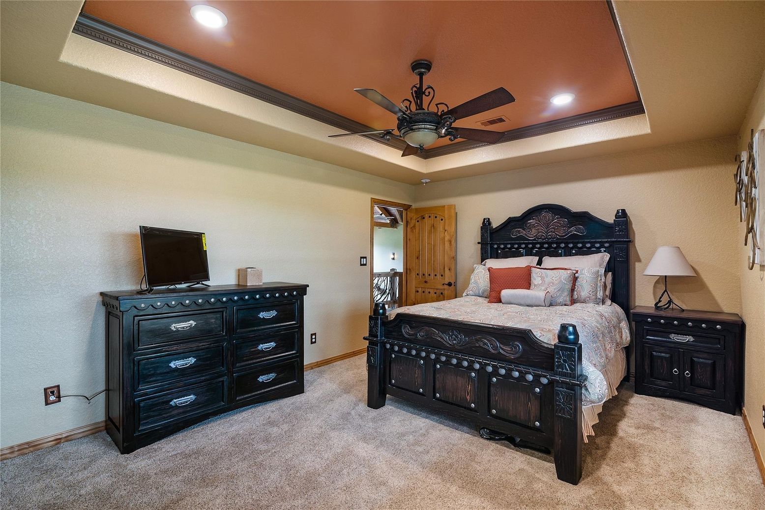 Bedroom, Interior, Recessed Lighting