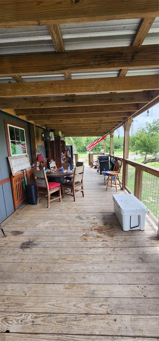 Exterior, Wood Texture Flooring