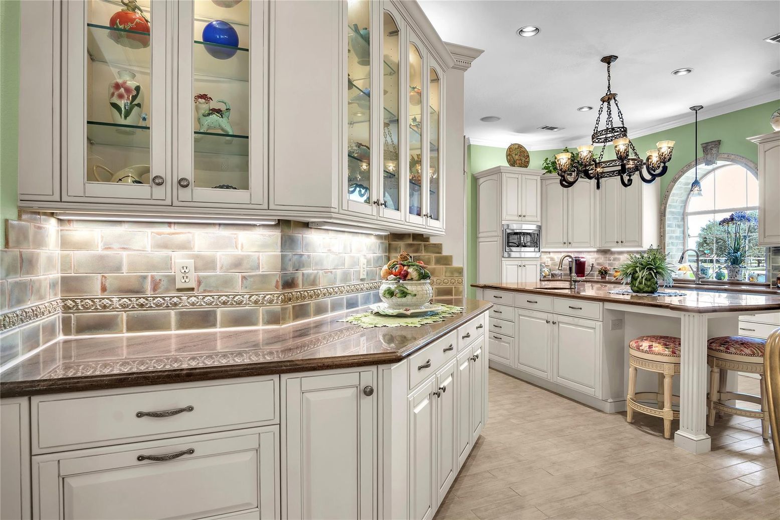 Interior, Kitchen, Pendant Lights, Recessed Lighting
