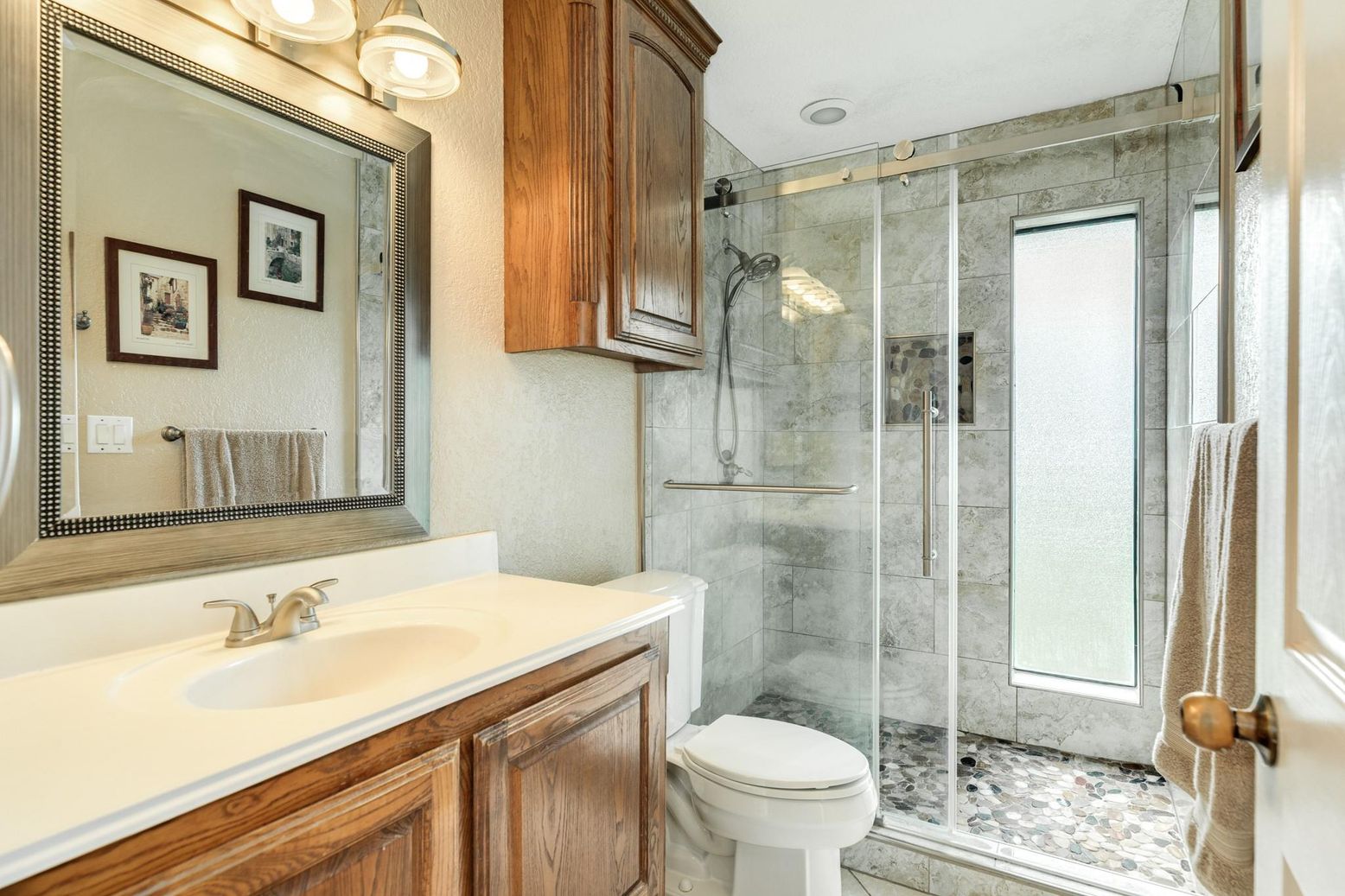Bathroom, Glass Shower, Interior