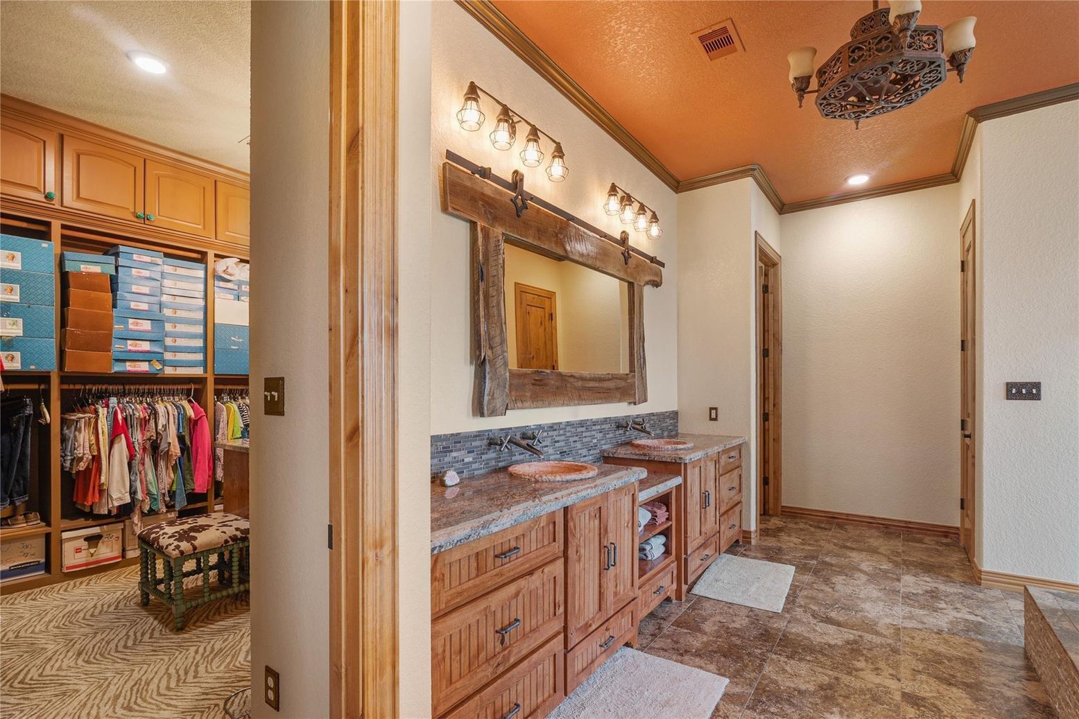 Bathroom, Interior, Recessed Lighting, Walk-in Closets