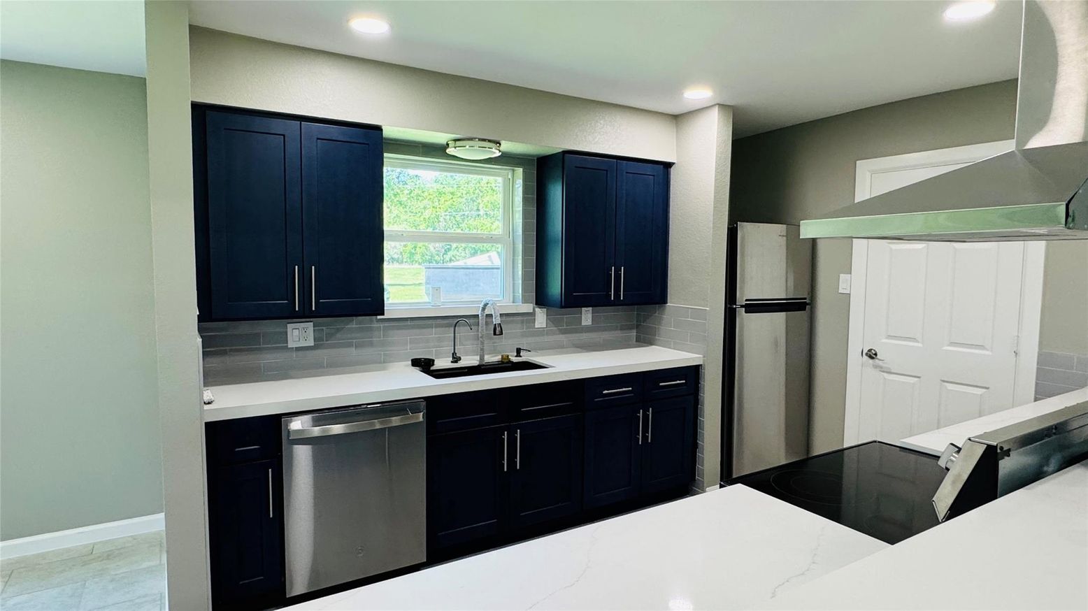 Interior, Kitchen, Recessed Lighting, Stainless Steel Appliances