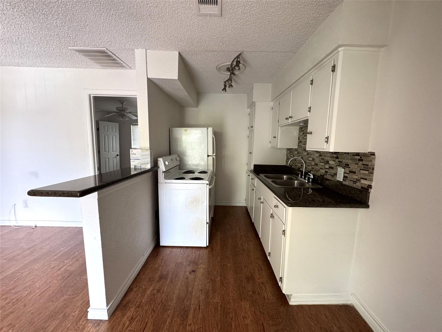 Interior, Kitchen, Wood Texture Flooring