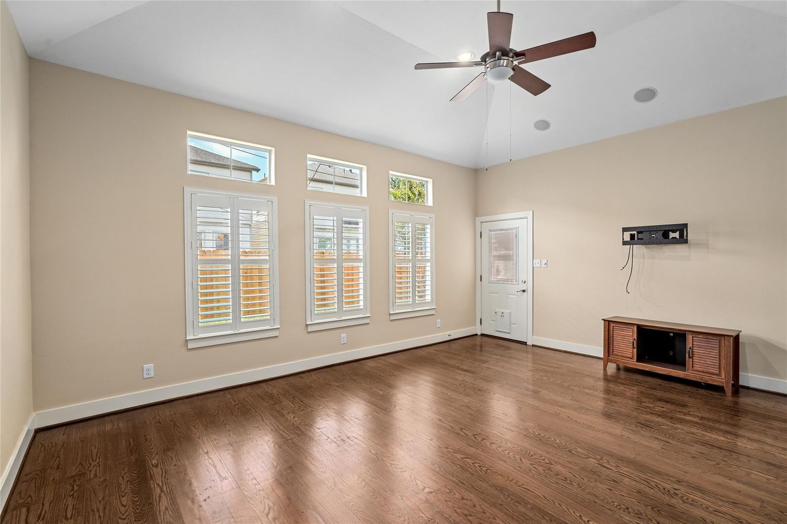 Empty room, Interior, Wood Texture Flooring
