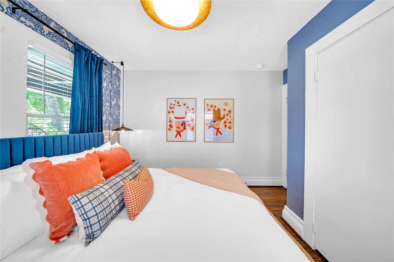Bedroom, Interior, Wood Texture Flooring