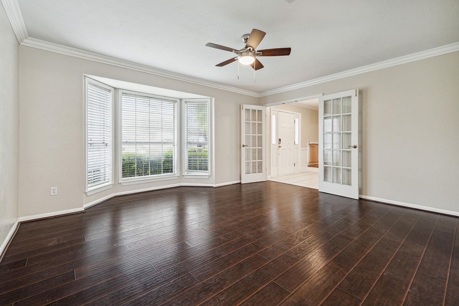 Empty room, Interior, Wood Texture Flooring