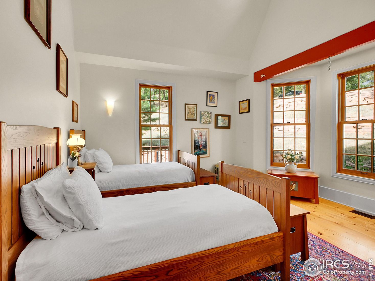 Bedroom, Interior, Wood Texture Flooring