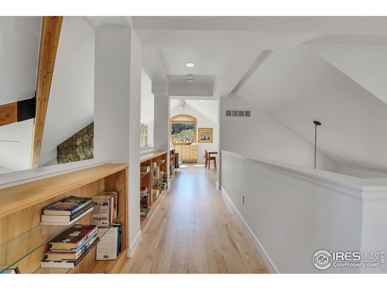 Fireplace, Interior, Recessed Lighting, Wood Texture Flooring