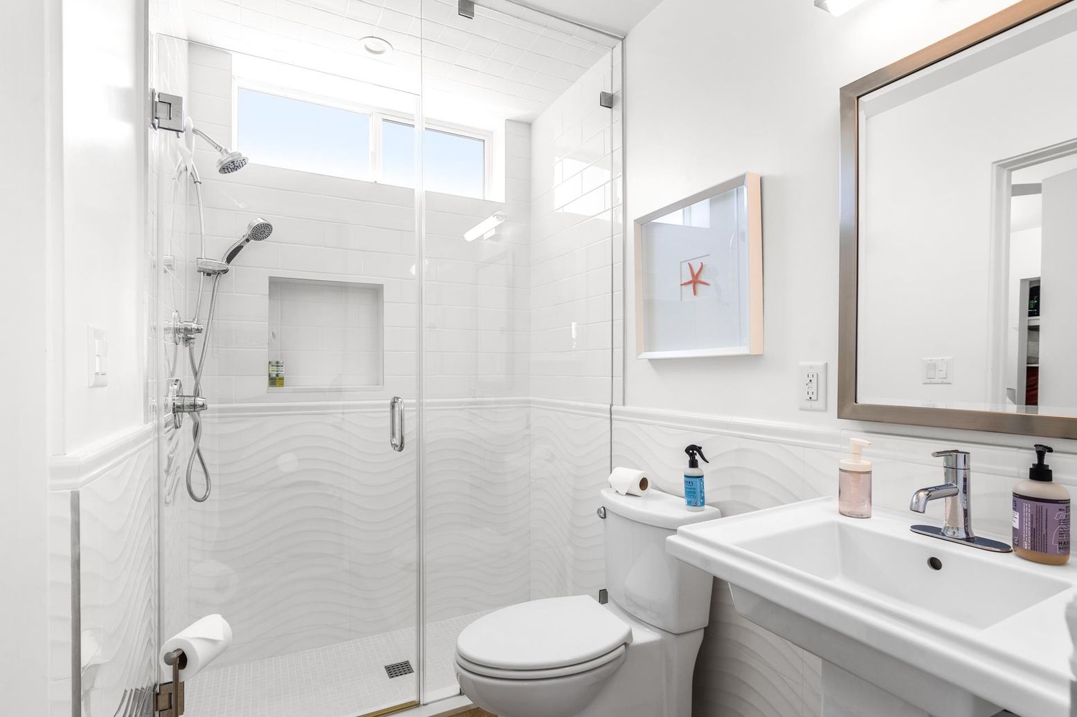 Bathroom, Glass Shower, Interior