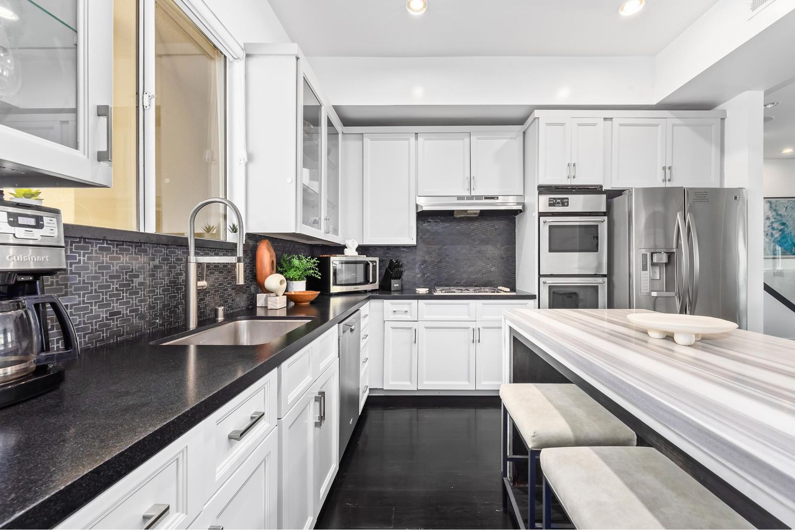 Interior, Kitchen, Recessed Lighting, Stainless Steel Appliances