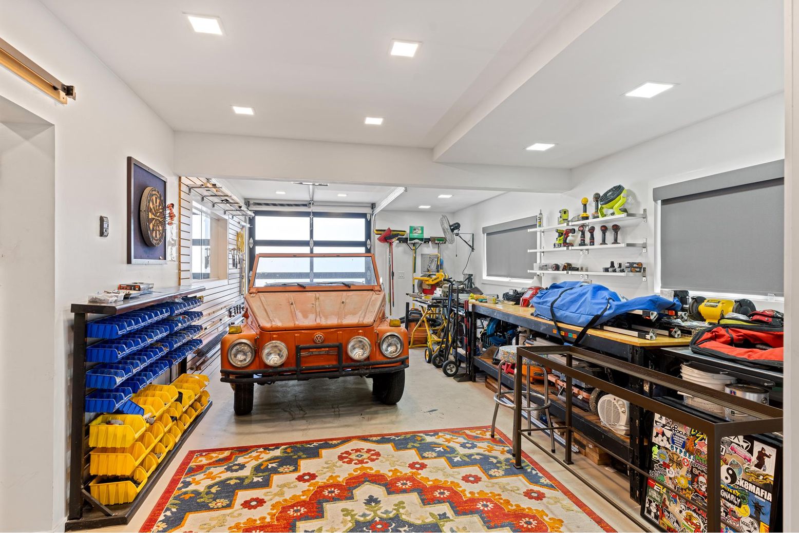 Garage, Interior, Recessed Lighting
