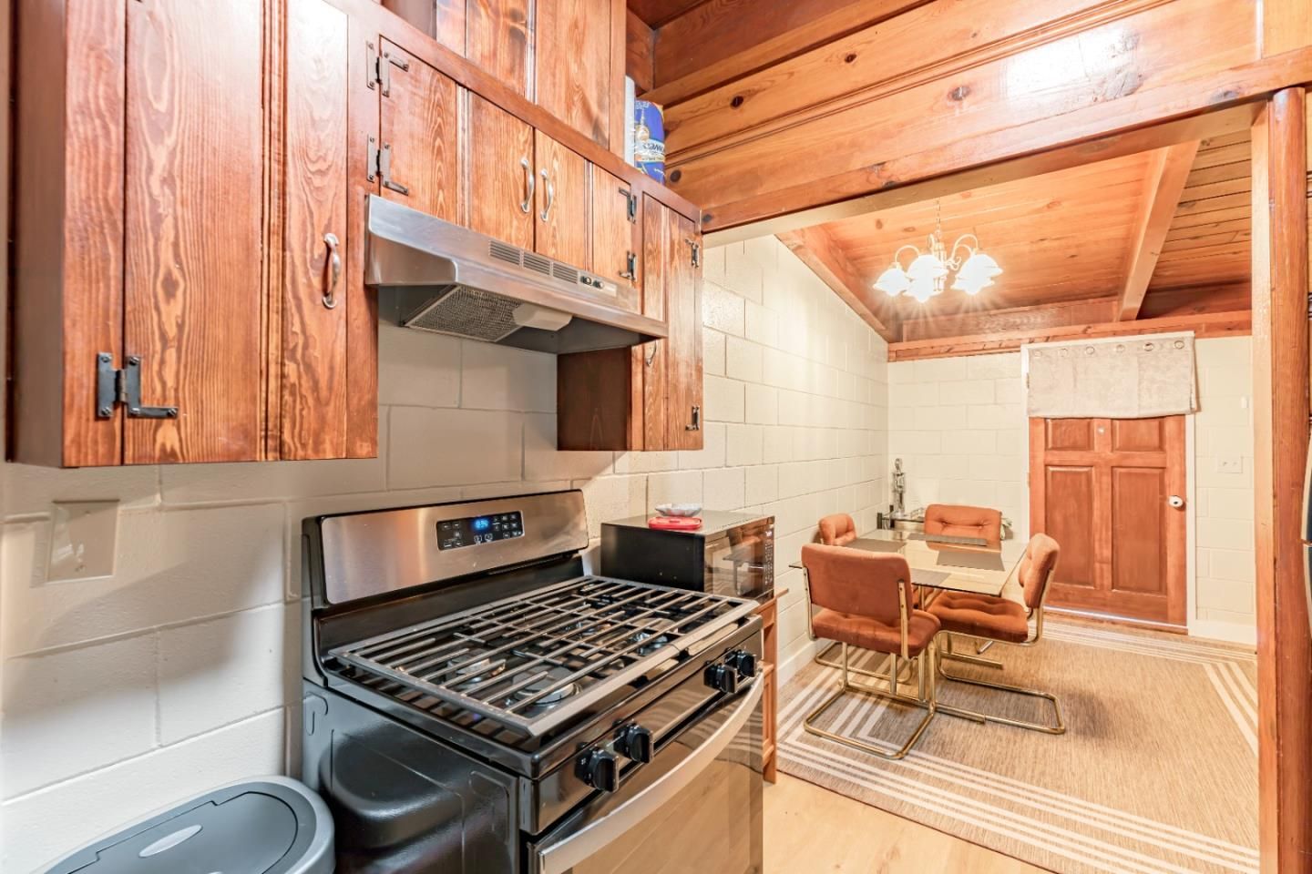 Dining room, Interior, Kitchen, Wooden Ceilings, Wood Texture Flooring