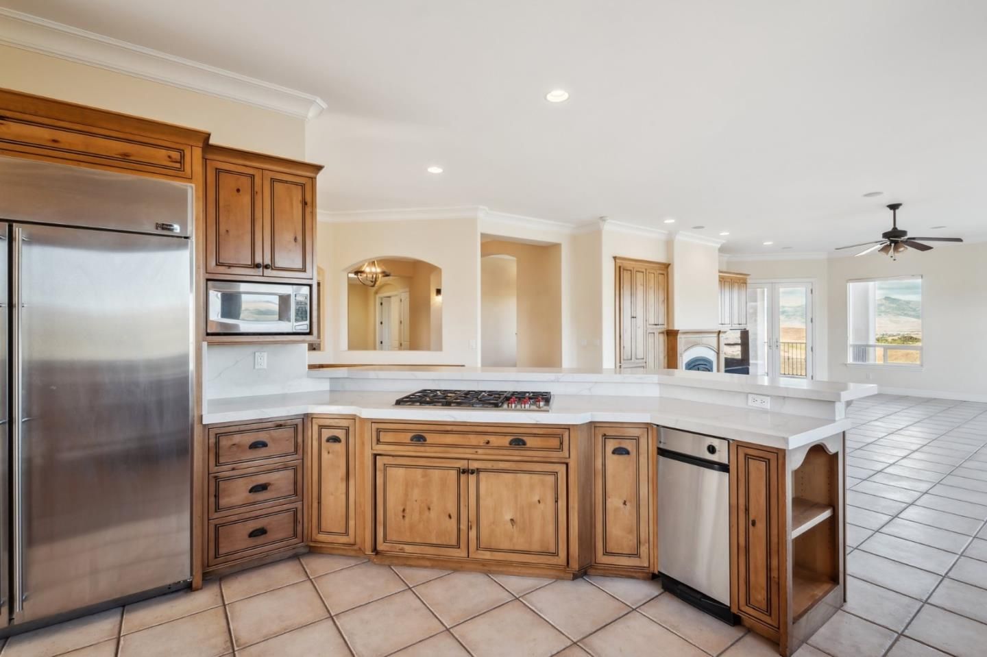 Interior, Kitchen, Recessed Lighting, Stainless Steel Appliances