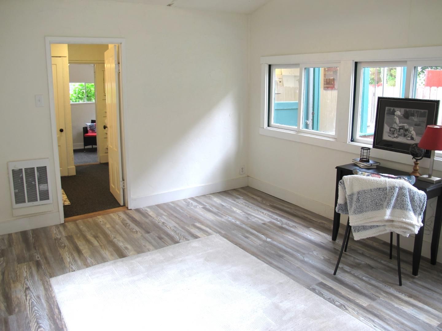 Home Office, Interior, Wood Texture Flooring