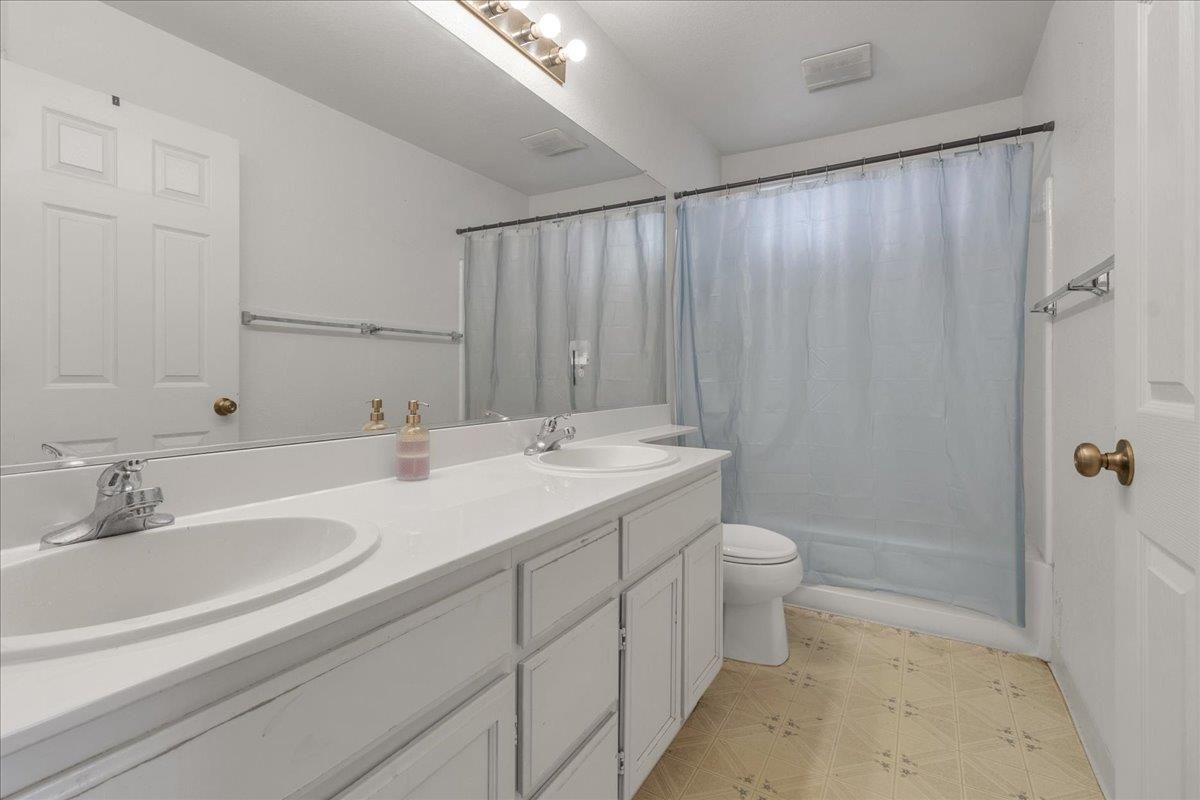 Bathroom, Dual Sink Vanities, Glass Shower, Interior