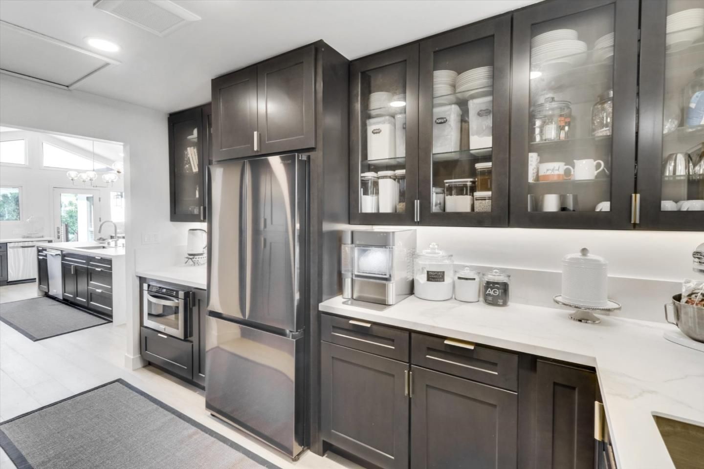 Interior, Kitchen, Recessed Lighting, Stainless Steel Appliances