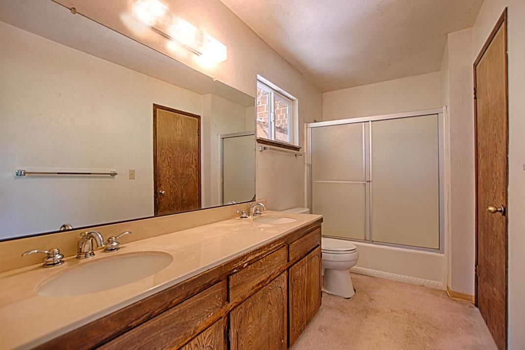 Bathroom, Dual Sink Vanities, Glass Shower, Interior