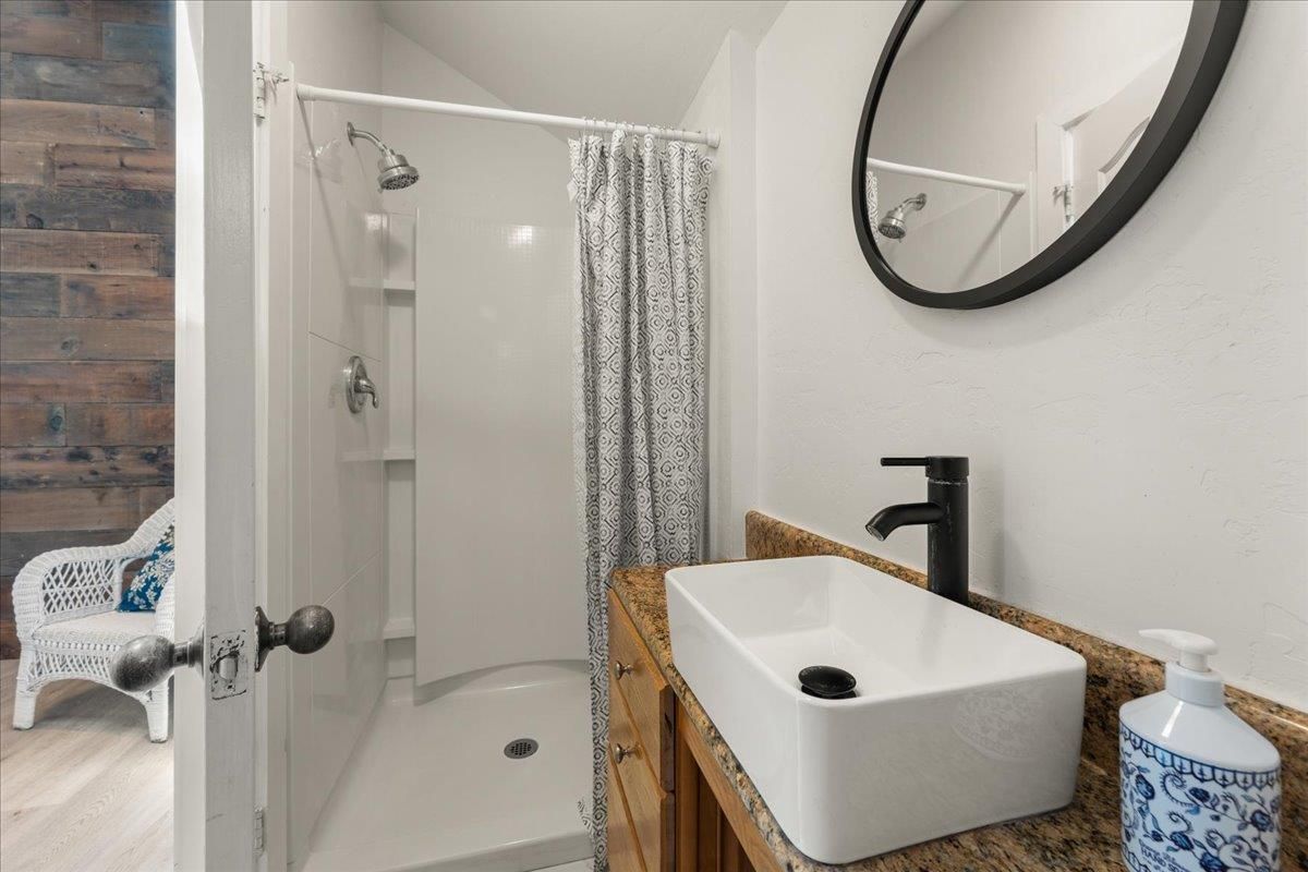 Bathroom, Interior, Wood Texture Flooring, Wooden Walls