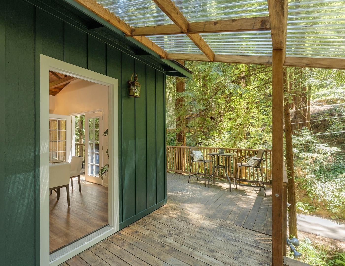 Exterior, Wood Texture Flooring